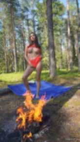 Camping in the Wild with Luxury Girl - 95